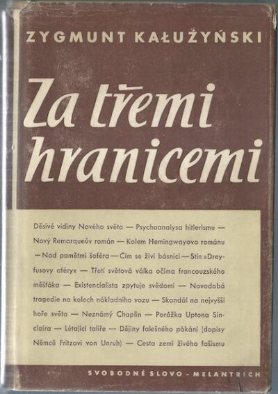 ZA TŘEMI HRANICEMI – Zygmunt Kałużyński