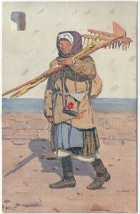 ANTOŠ FROLKA: LHOTAČKA S HRÁBĚMA pohlednice