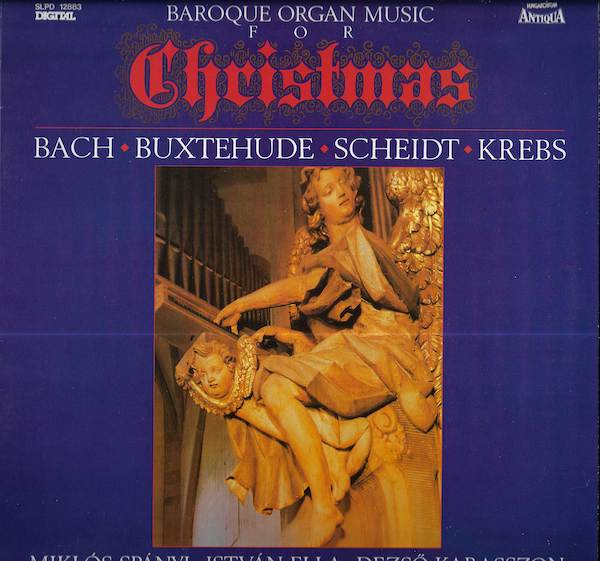 BAROQUE ORGAN MUSIC FOR CHRISTMAS LP deska