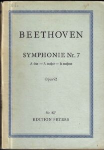 BEETHOVEN – SYMPHONIE NR. 7 A DUR, OP. 92