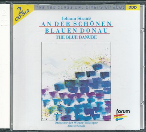 CD JOHANN STRAUSS – AN DER SCHÖNEN BLAUEN DONAU/THE BLUE DANUBE