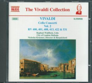 THE VIVALDI COLLECTION – VIVALDI CELLO CONCERTI VOL.2 (CD)