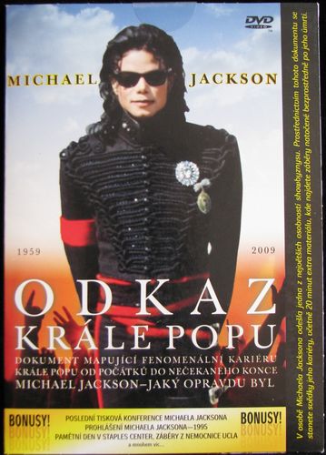 mjodkaz DVD MICHAEL JACKSON – ODKAZ KRÁLE POPU