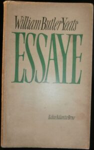 ESSAYE – William Butler Yeats