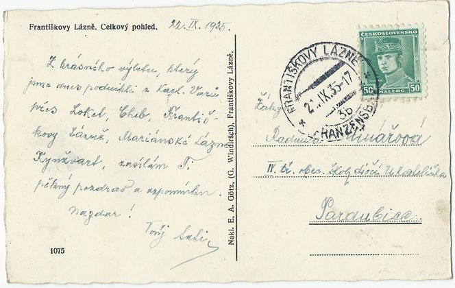 FRANTIŠKOVY LÁZNĚ - CELKOVÝ POHLED – detail 1