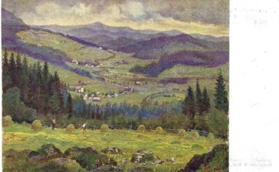 JAN MINAŘÍK – POHLED Z PROKOPOVA HOTELU pohlednice