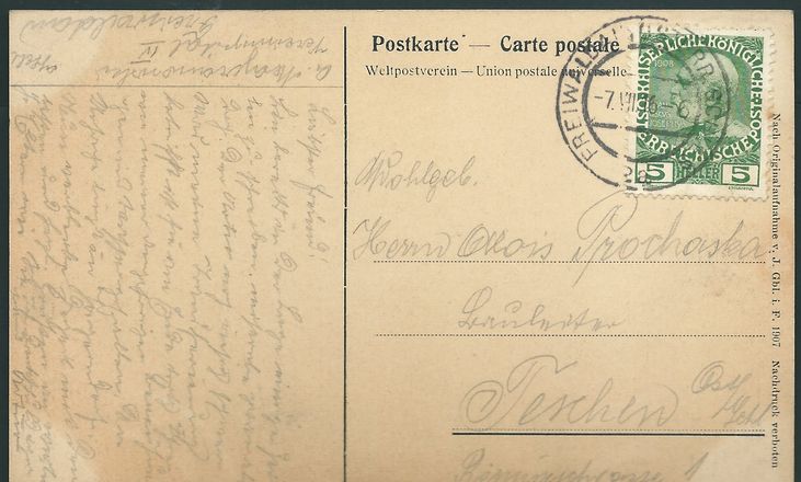 JESENÍK - (FREIWALDAU) – detail 1