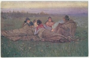 JOŽA ÚPRKA: NA PASTVĚ pohlednice