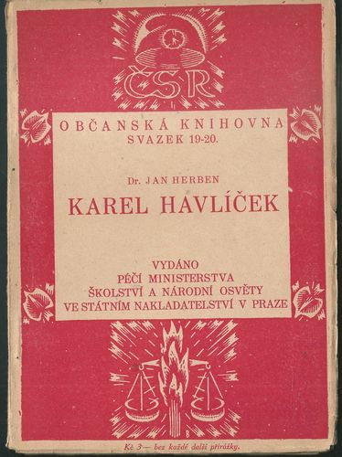 karhav KAREL HAVLÍČEK – Jan Herben