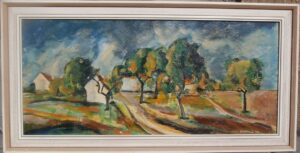 KRAJINA SE STROMY A DOMY