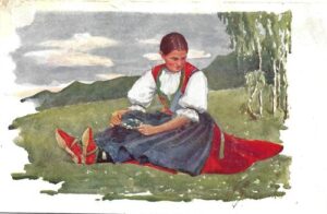 M. GARDOVSKÁ – NEDĚLNÍ KLID pohlednice