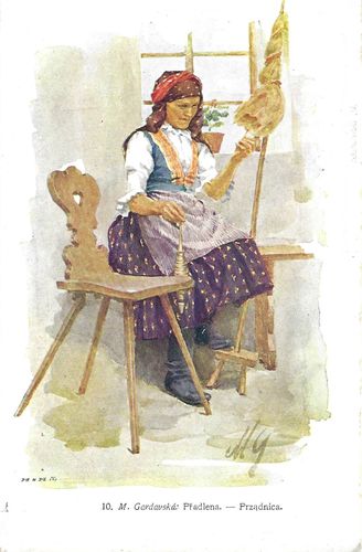M. GARDOVSKÁ – PŘADLENA – detail 1