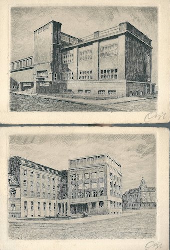 MOR. OSTRAVA - PŮVODNÍ SIGNOVANÉ LEPTY – detail 1