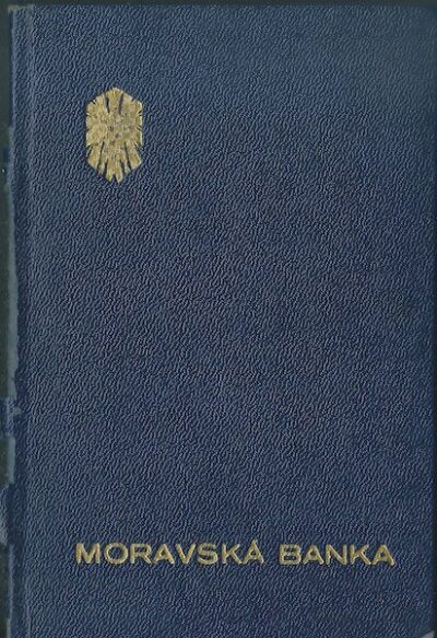 MORAVSKÁ BANKA – VKLADNÍ KNÍŽKA
