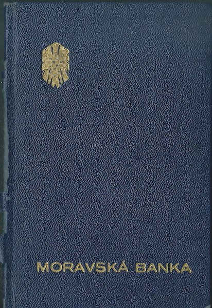 MORAVSKÁ BANKA – VKLADNÍ KNÍŽKA
