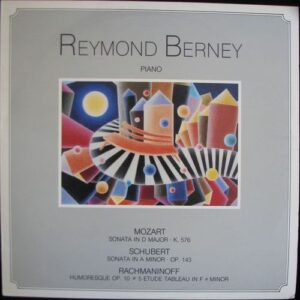 MOZART – SONATA IN D MAJOR K.576 / SCHUBERT – SONATA IN A MINOR / RACHMANINOFF – HUMORESQUE OP. 10 (LP)