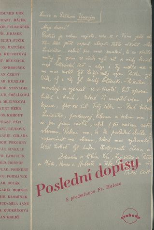 posldop POSLEDNÍ DOPISY