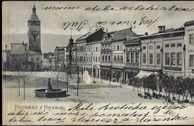 POZDRAV Z HRANIC pohlednice