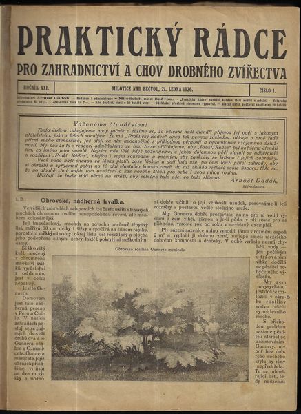 PRAKTICKÝ RÁDCE PRO ZAHRADNICTVÍ A CHOV DROBNÉHO ZVÍŘECTVA – detail 1
