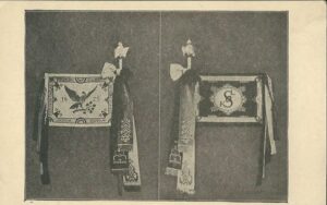 PUTOVNÍ VLAJKA DOROSTU VÝCHODOČESKÉ SOKOLSKÉ ŽUPY PIPPICHOVY pohlednice