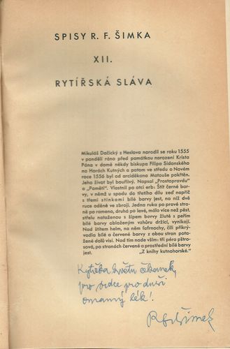 RYTÍŘSKÁ SLÁVA – detail 1