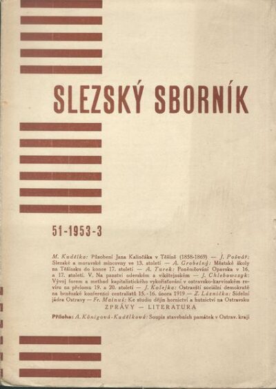 SLEZSKÝ SBORNÍK