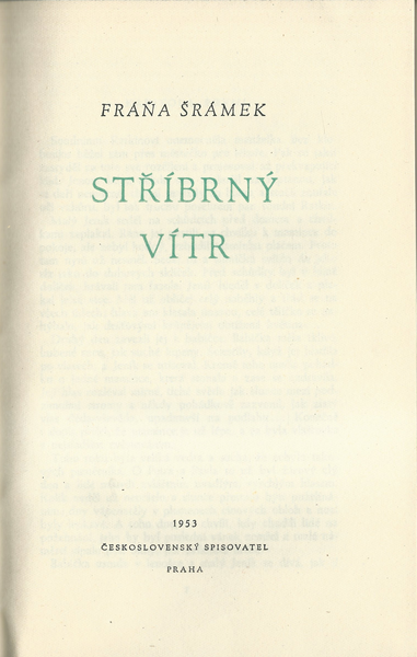 STŘÍBRNÝ VÍTR – detail 1
