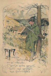 TÁMHLE CHALOUPKA A V NÍ OKÉNKO pohlednice