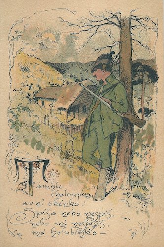 tamhlechalavnioknko TÁMHLE CHALOUPKA A V NÍ OKÉNKO pohlednice