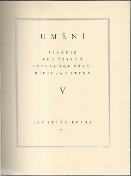 UMĚNÍ V. – detail 1