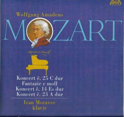 W. A. MOZART – KONCERT Č. 25 / FANTASIE C MOLL / KONCERT Č. 14 / KONCERT Č. 23 LP deska