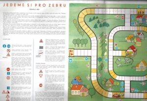 ZLATÁ ZEBRA – HRAVÁ ŠKOLA DOPRAVNÍCH PRAVIDEL PRO DĚTI I RODIČE (LP)