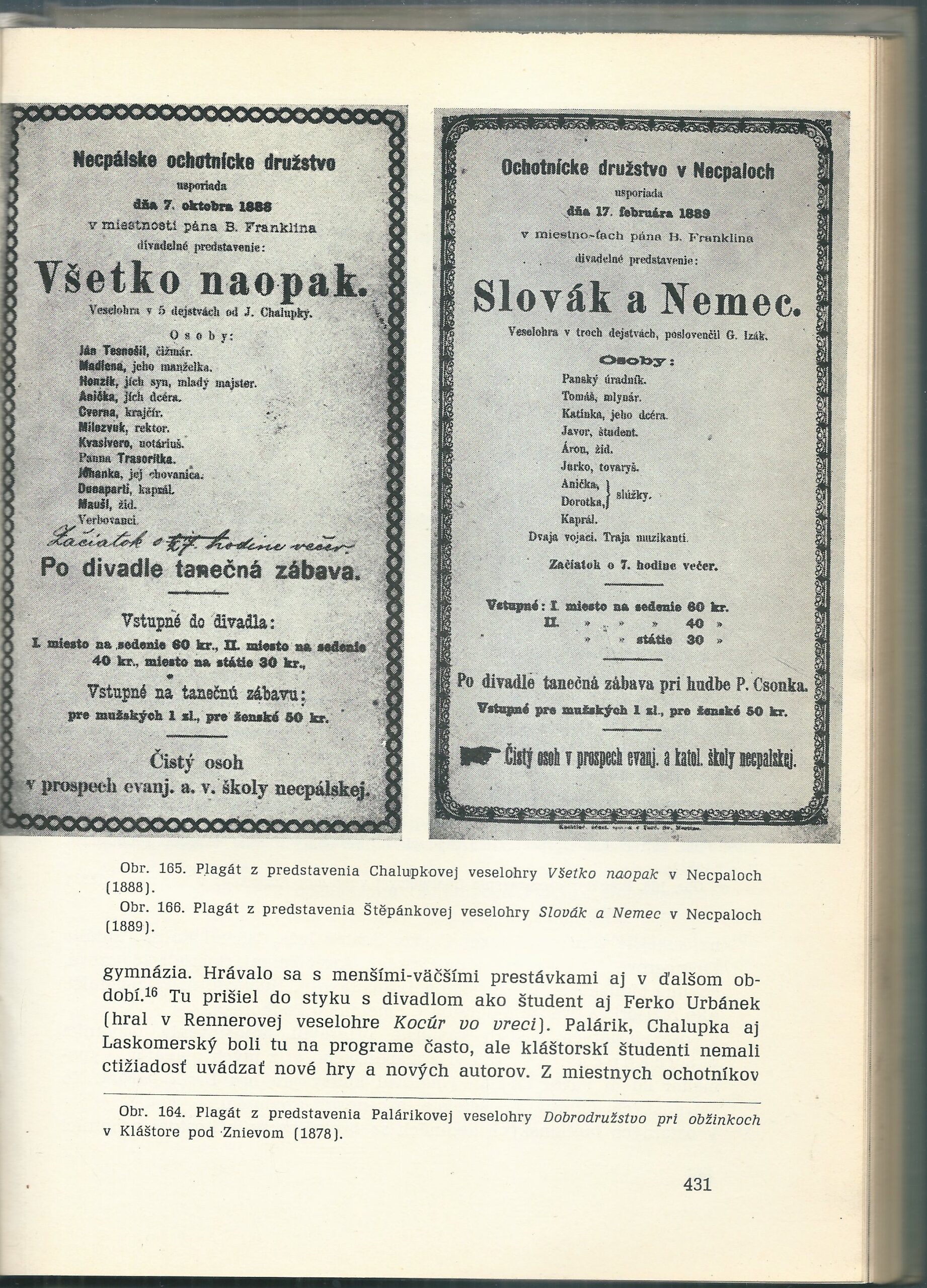 KAPITOLY Z DEJÍN SLOVENSKÉHO DIVADLA