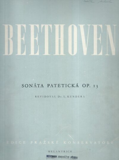 Beethoven op. 13 SONÁTA PATETICKÁ OP. 13