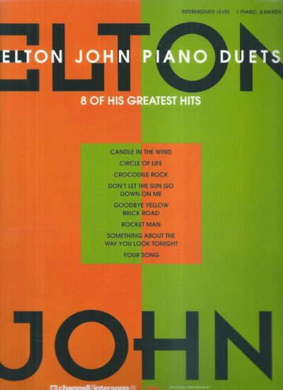 Elton John piano ELTON JOHN PIANO DUETS