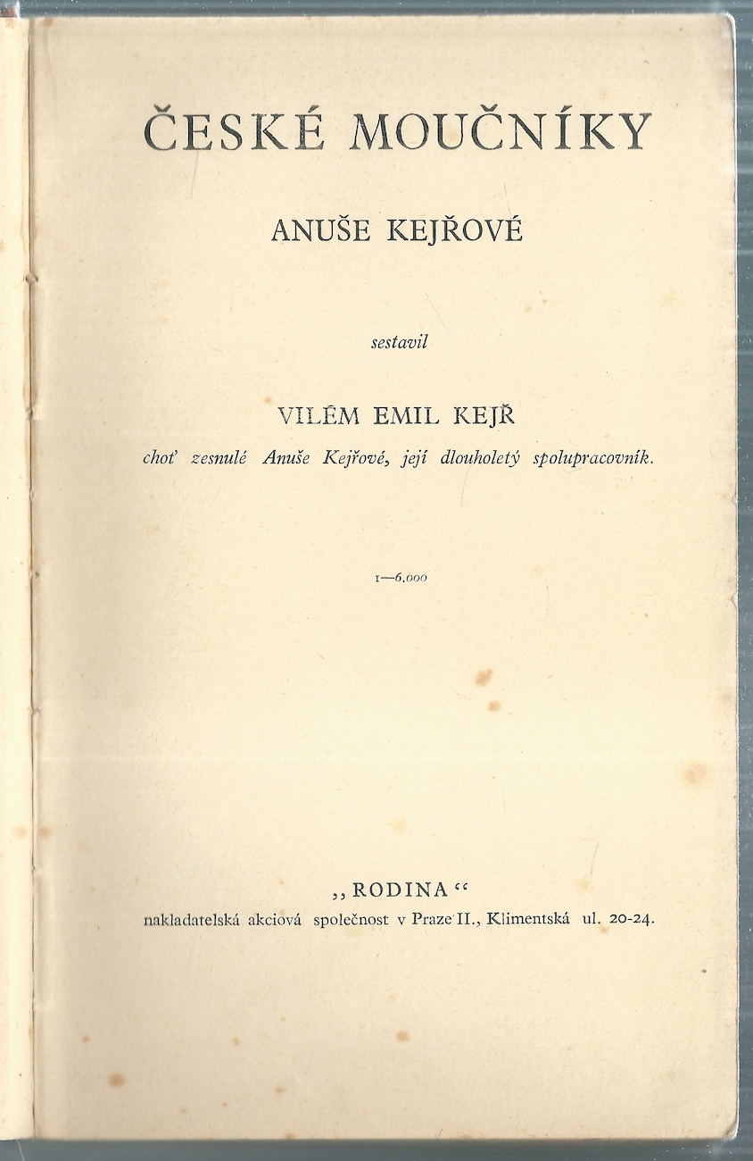 ČESKÉ MOUČNÍKY ANUŠE KEJŘOVÉ - Obrázek 2