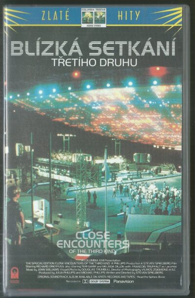 blízká setkání BLÍZKÁ SETKÁNÍ TŘETÍHO DRUHU (VHS)