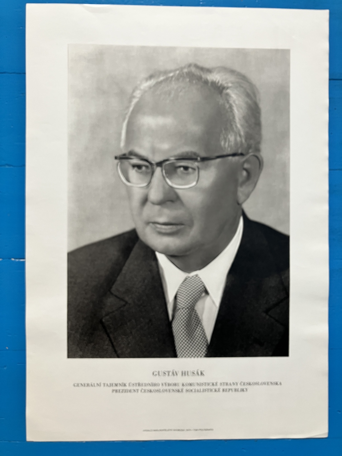 GUSTÁV HUSÁK - PREZIDENTSKÝ PLAKÁT - Obrázek 3