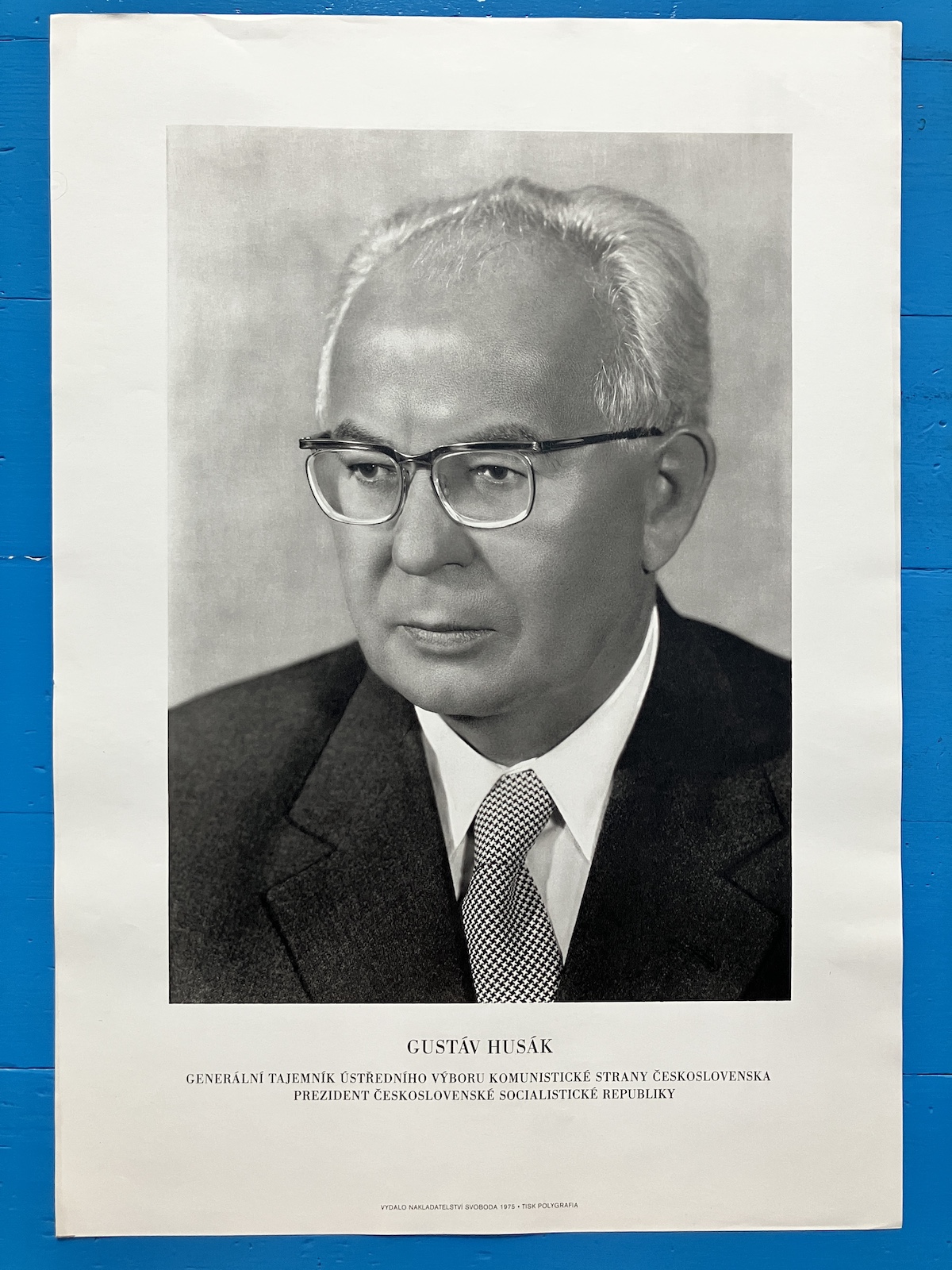 GUSTÁV HUSÁK - PREZIDENTSKÝ PLAKÁT