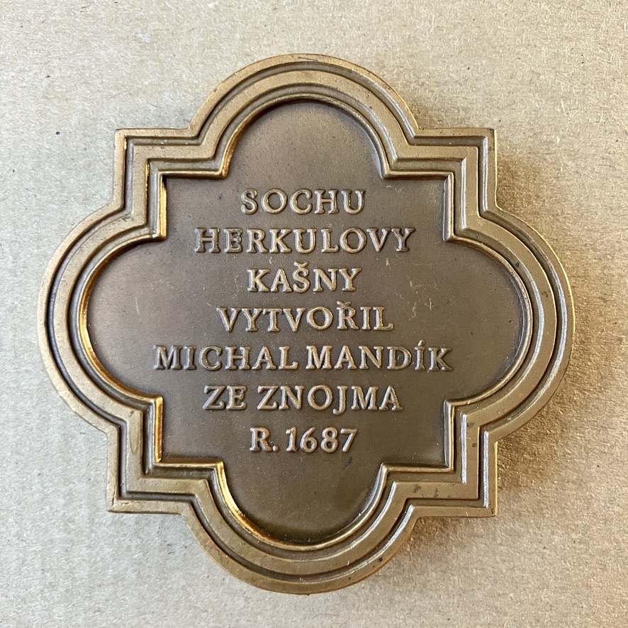 HERKULOVA KAŠNA OLOMOUC - PAMĚTNÍ PLAKETA - Obrázek 2