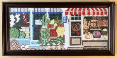 OBRAZ VYŠÍVANÝ VYŠÍVANÝ OBRAZ TRŽNICE