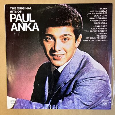 Paul Anka PAUL ANKA – THE ORIGINAL HITS OF PAUL ANKA (LP)