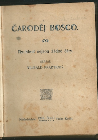 carobos ČARODĚJ BOSCO