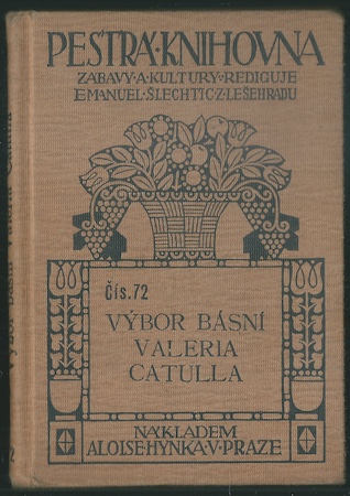 catullo VÝBOR BÁSNÍ VALERIA CATULLA
