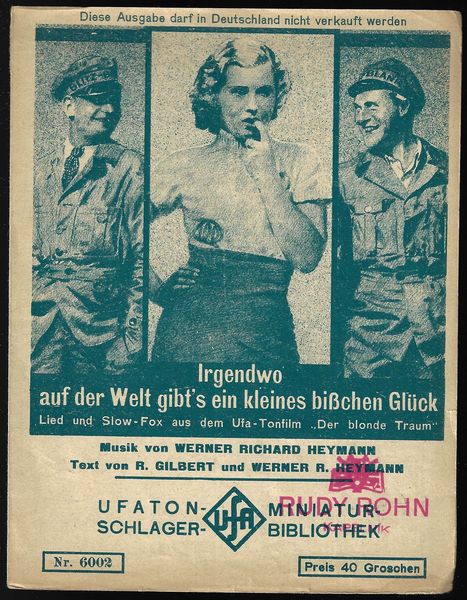 IRGENDWO AUF DER WELT GIBT'S EIN KLEINES BIßCHEN GLÜCK