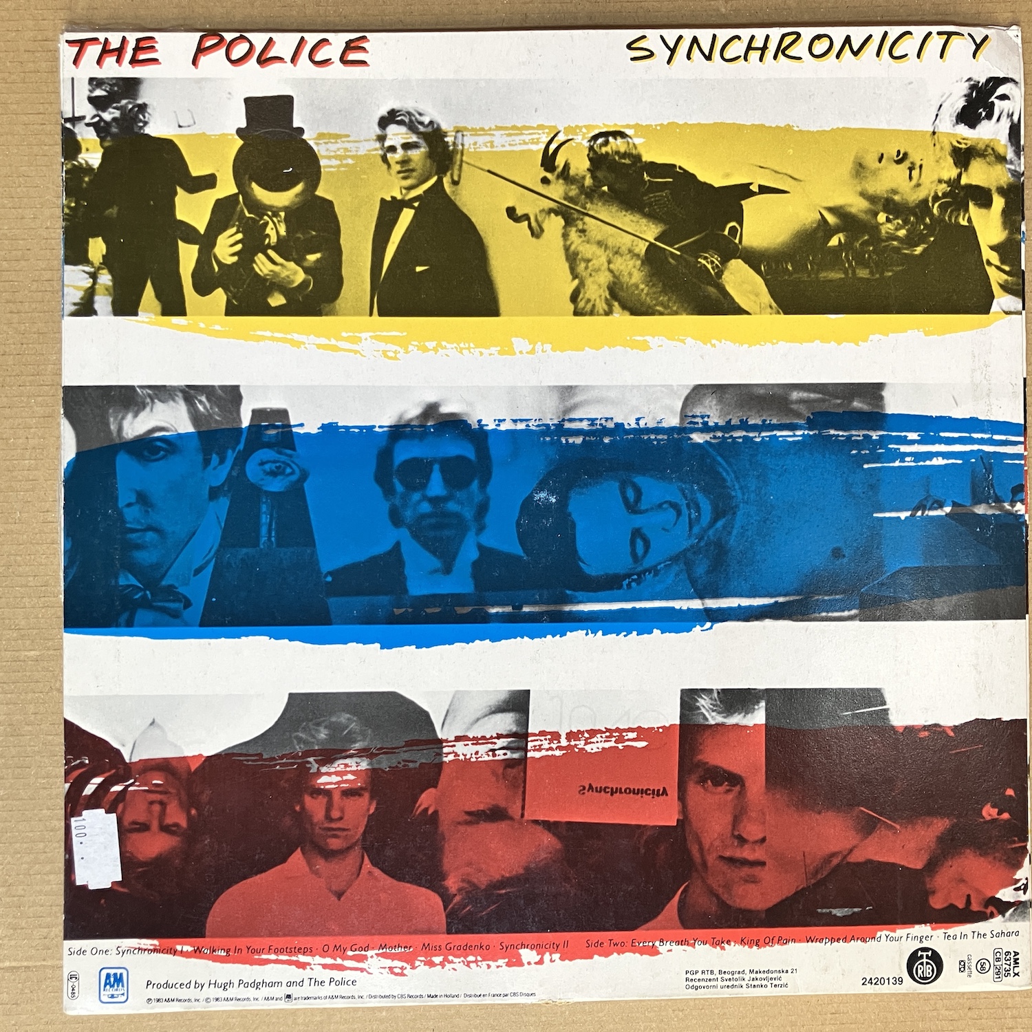 THE POLICE – SYNCHRONICITY (LP) - Obrázek 2