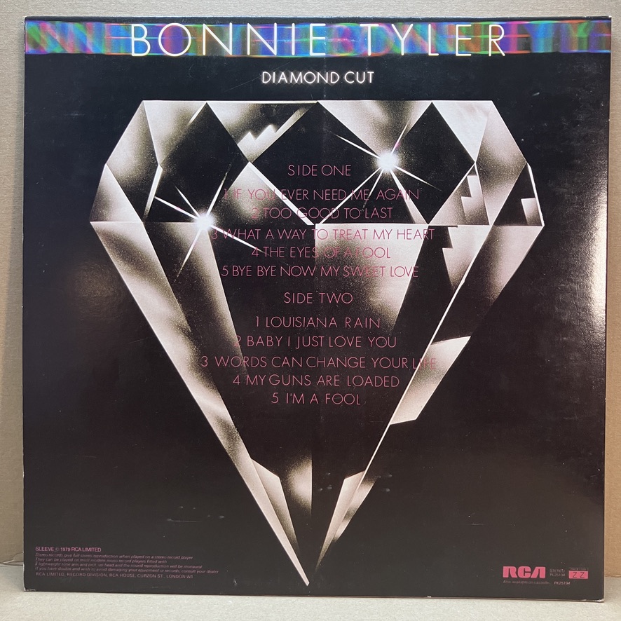 1️⃣ BONNIE TYLER – DIAMOND CUT (LP) - Obrázek 3