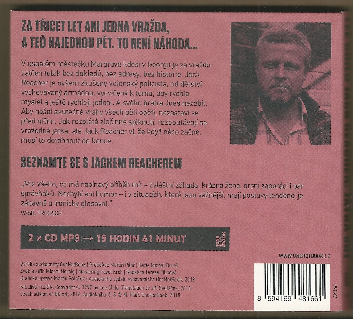 LEE CHILD – JACK REACHER #01: JATKA (CD) - Obrázek 2