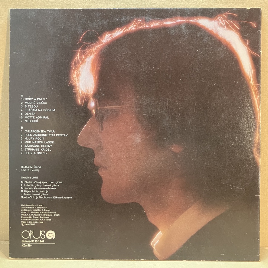 MIROSLAV ŽBIRKA – ROKY A DNI (LP) - Obrázek 2