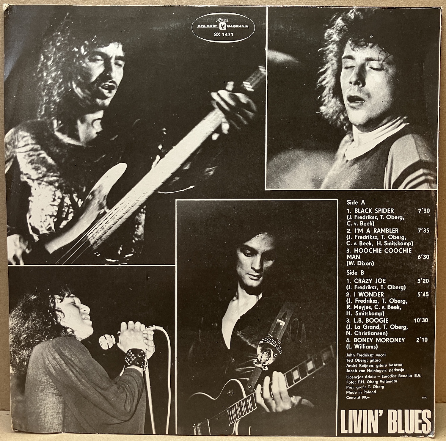 LIVIN' BLUES – LIVE (LP) - Obrázek 2